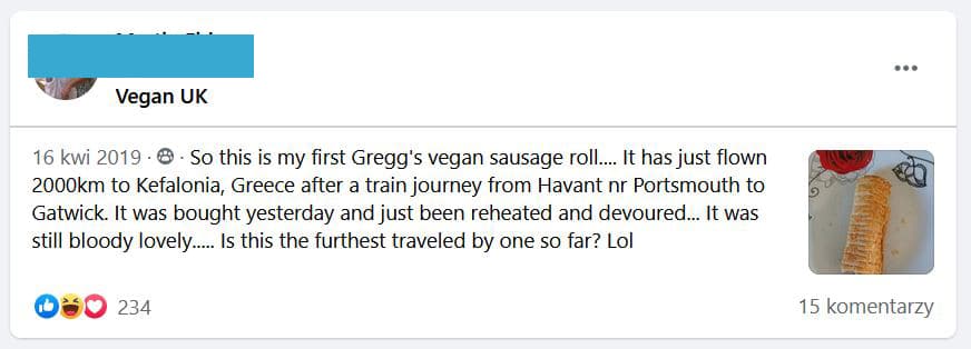 Vegan Sausage Rolls Have Helped Greggs Top £1 Billion Sales For the First  Time Ever
