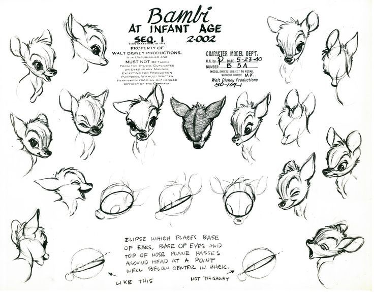 "Bambi" Walt Disney producion @ Copyright by Disney