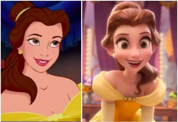 2D vs 3D computer animation: "Beauty and the baest" @ Copyright by Disney