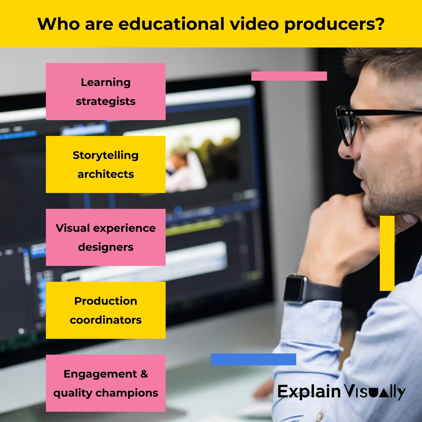 Who are educational video producers?