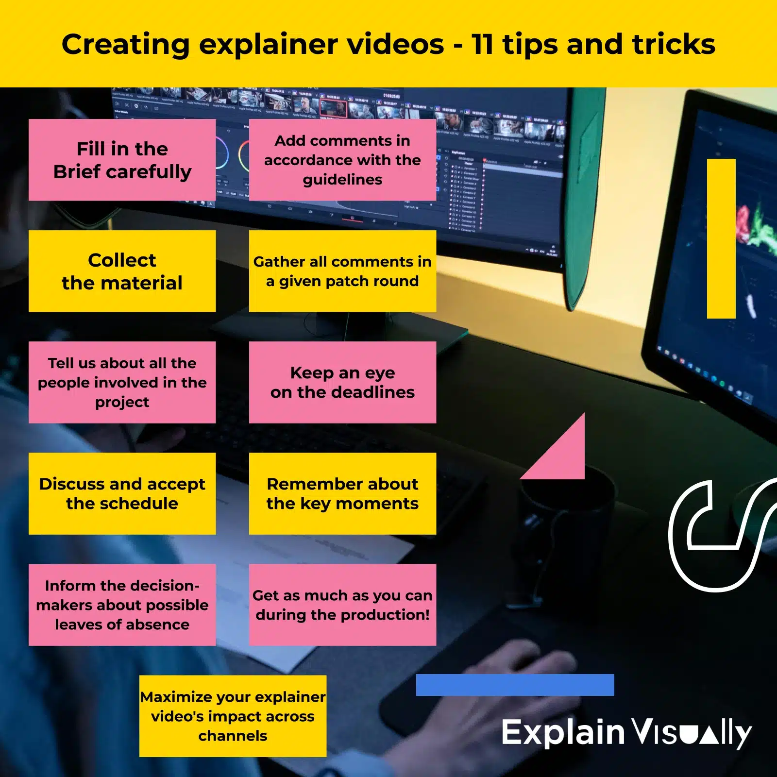Creating explainer videos - 11 tips and tricks