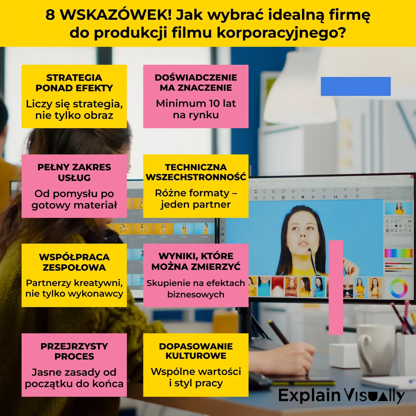 Firma produkująca filmy korporacyjne - 8 wskazówek jak wybrać