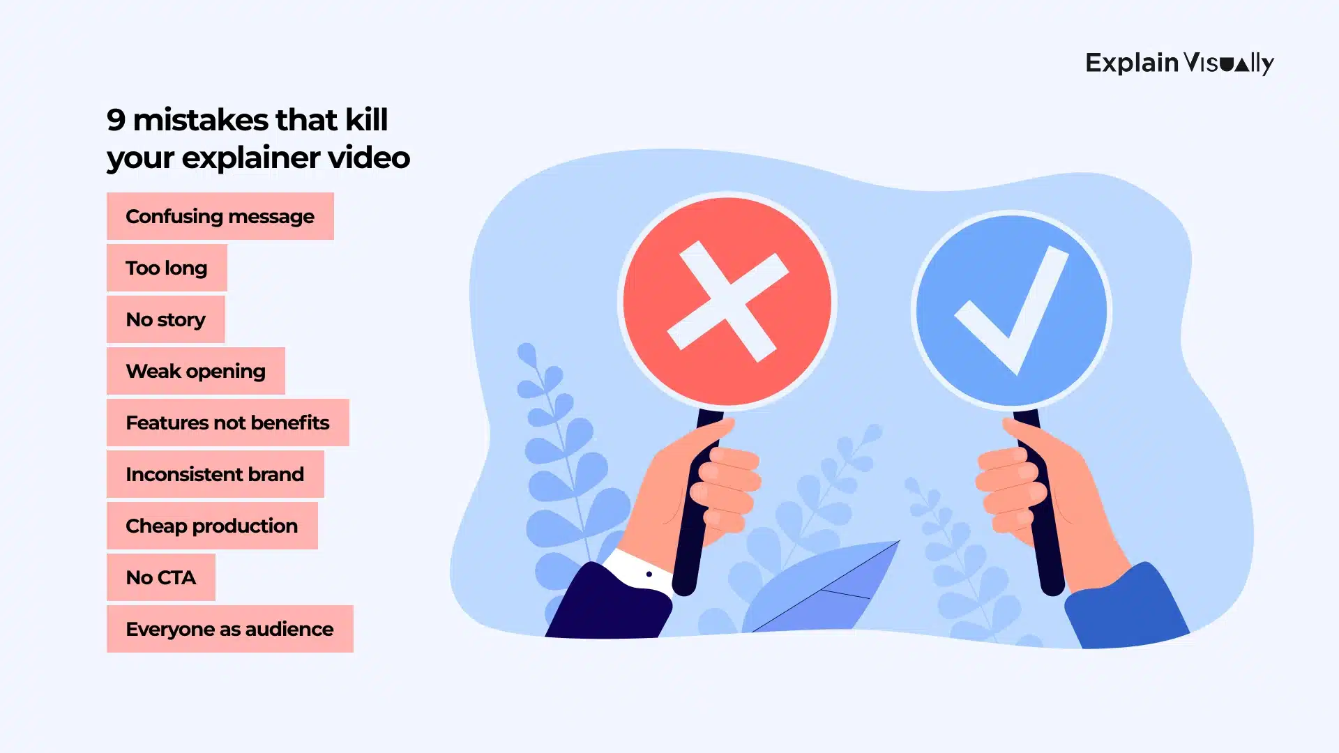 9 mistakes that kill your explainer video