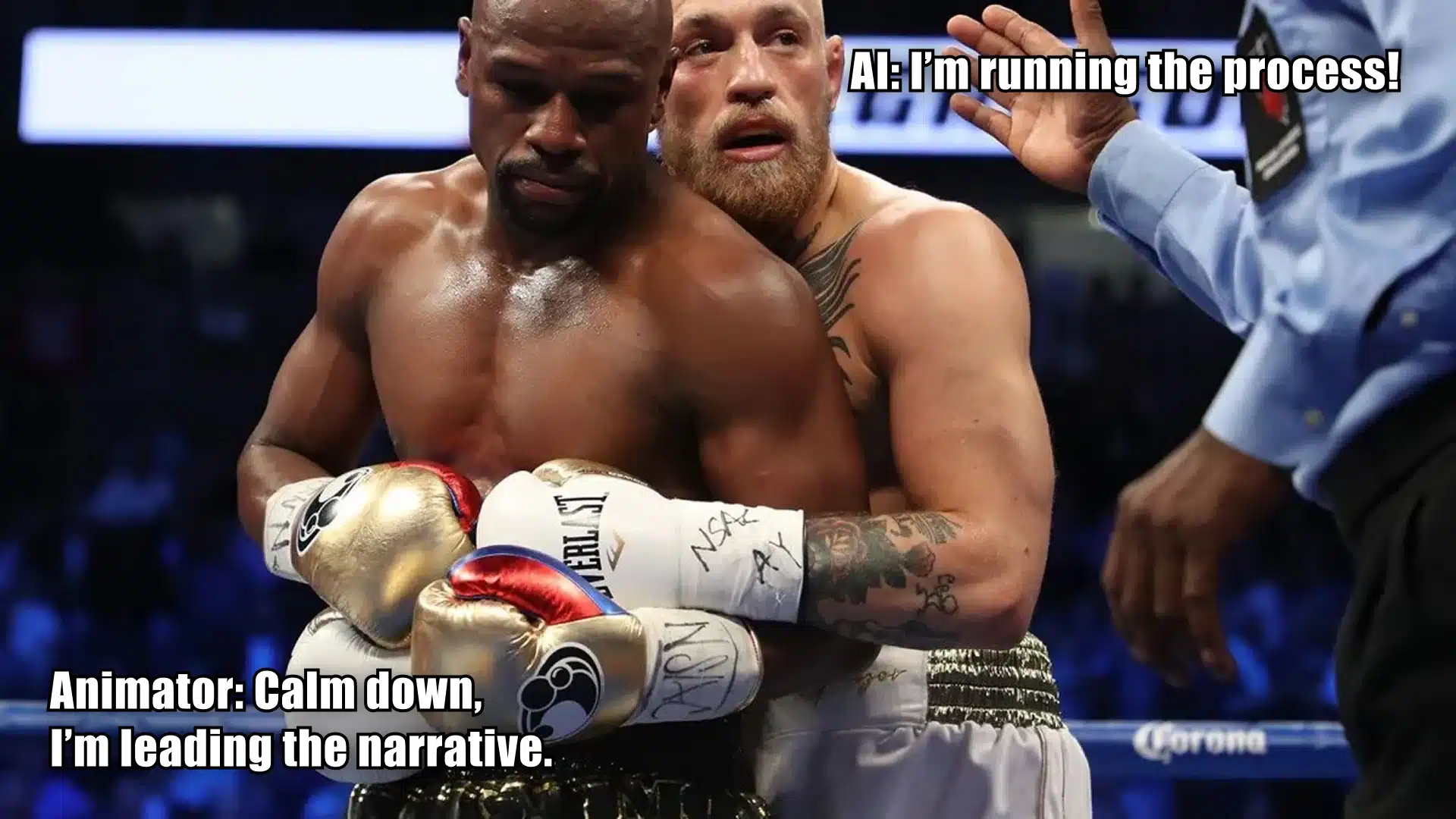 Meme: When AI and whiteboard animation step into the ring together