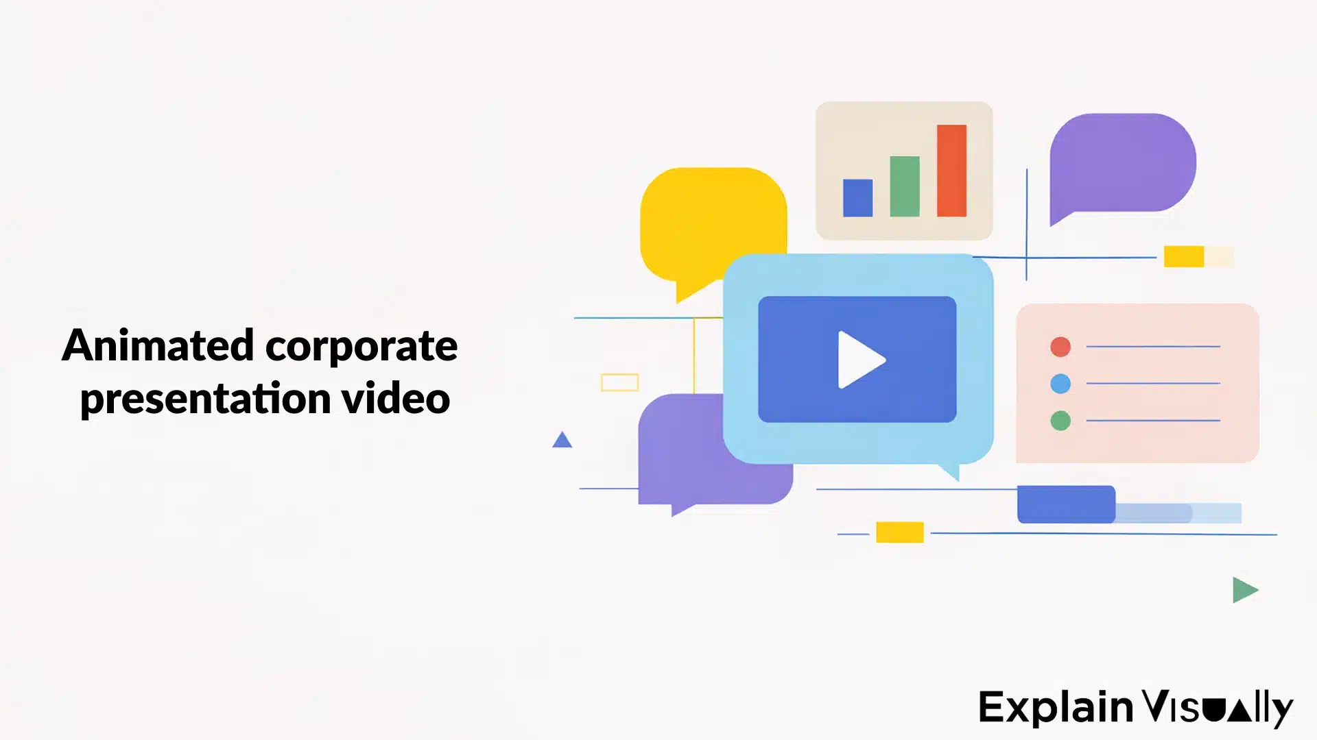 Animated corporate presentation video