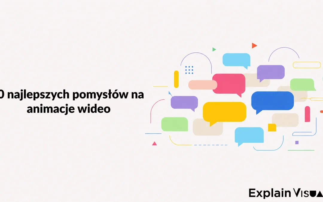 10 najlepszych pomysłów na animacje, które rozbudzą Twoją kreatywność
