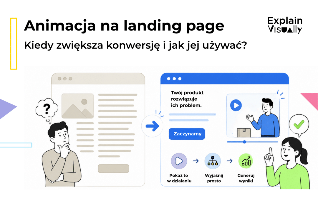 Animacja na landing page – kiedy zwiększa konwersję i jak dobrze ją wykorzystać?